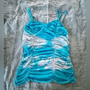 Three cotton yoga tops